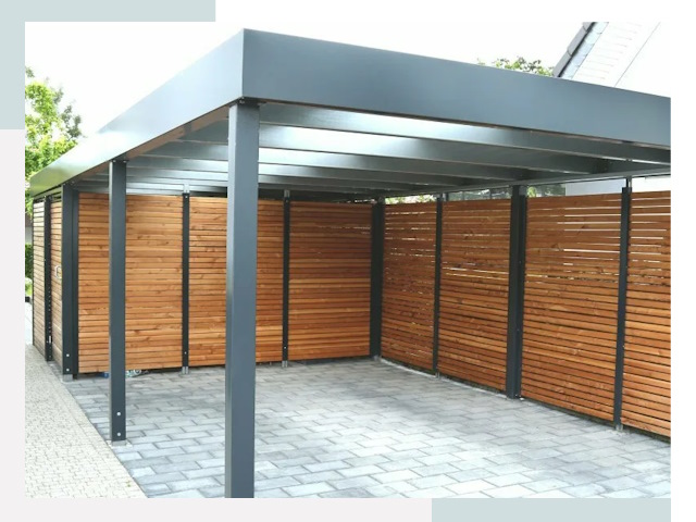 Навесы для парковки в Вичуге