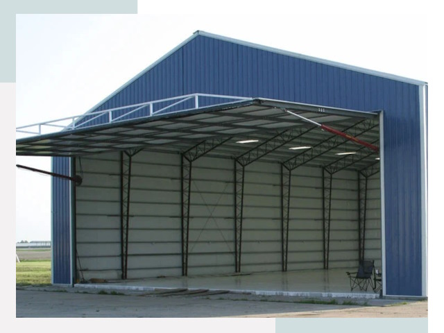 Прямо стенные ангары в Вичуге