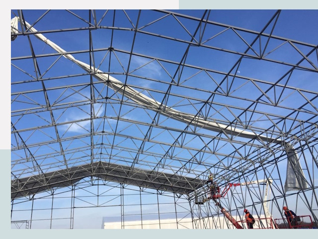 Шатровые ангары от 610 руб. в Вичуге и Ивановской области