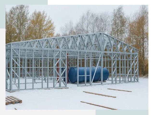 Металлические ангары в Вичуге