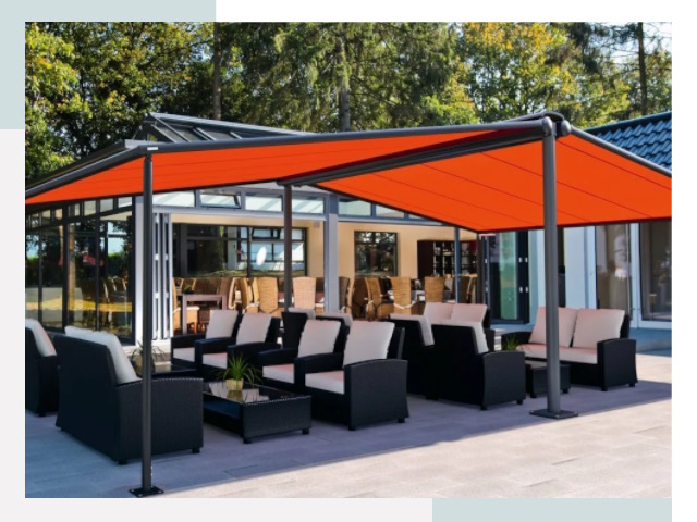 Навесы для кафе и ресторанов в Вичуге