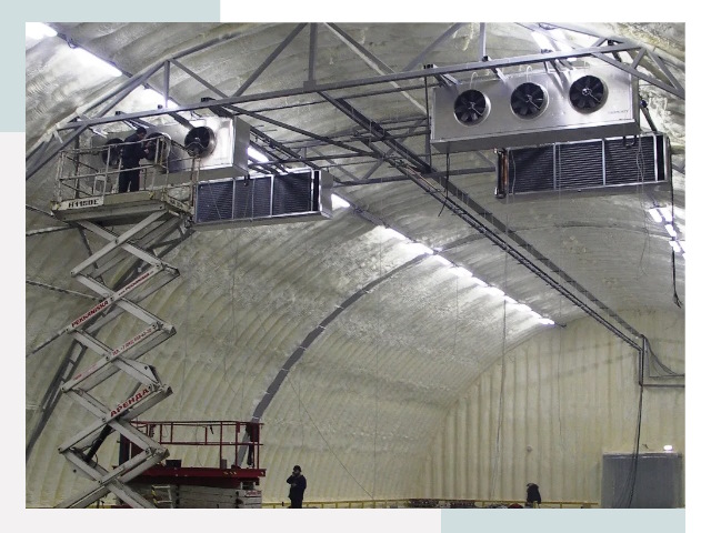 Оснащение ангаров в Вичуге