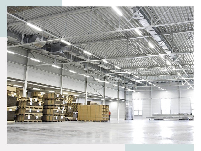 Освещение ангаров в Вичуге