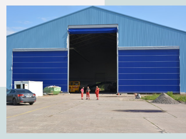 Ангарные ворота в Вичуга от СтальСтрой-Вчг по цене 610 руб.