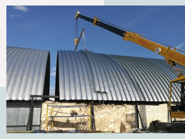 Реконструкция ангаров в Вичуге от 610 руб.