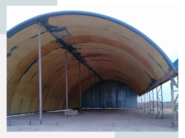 Реконструкция ангаров в Вичуге