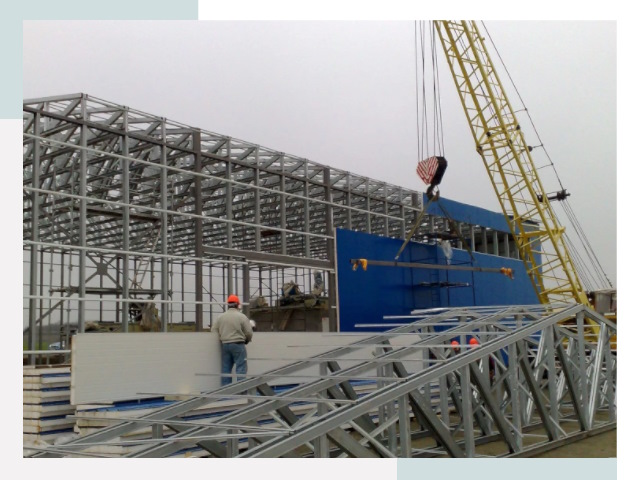 Монтаж ангаров в Вичуге