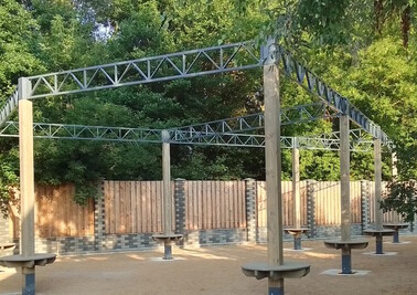 Терраса из металлоконструкций под ключ, проектирование, изготовление и монтаж от СтальСтрой-Вчг